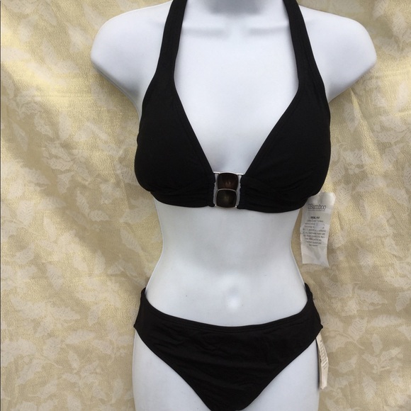 2bamboo Other - NWT 2Bamboo sz S/M 32-34 B/C black adjustable ties